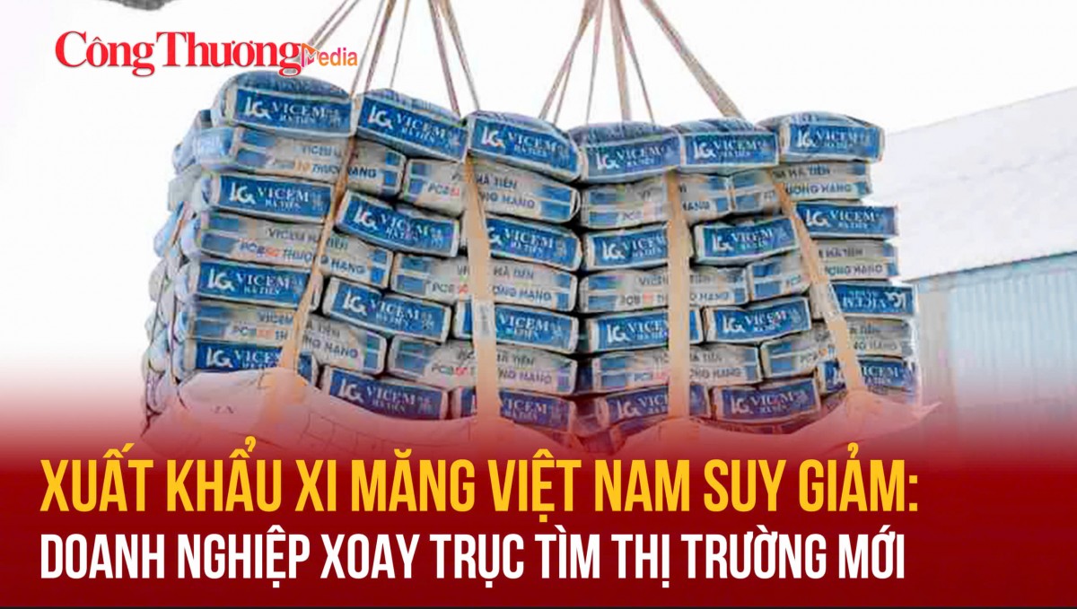 Xuất khẩu xi măng Việt Nam suy giảm: Doanh nghiệp xoay trục tìm thị trường mới